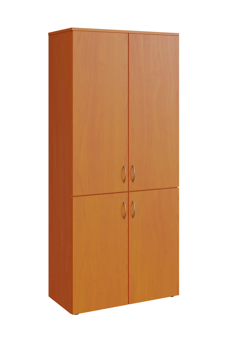 N 5 - 84D kancelářská skříň, 4-dveřová, 1800x800x400, třešeň šumavská